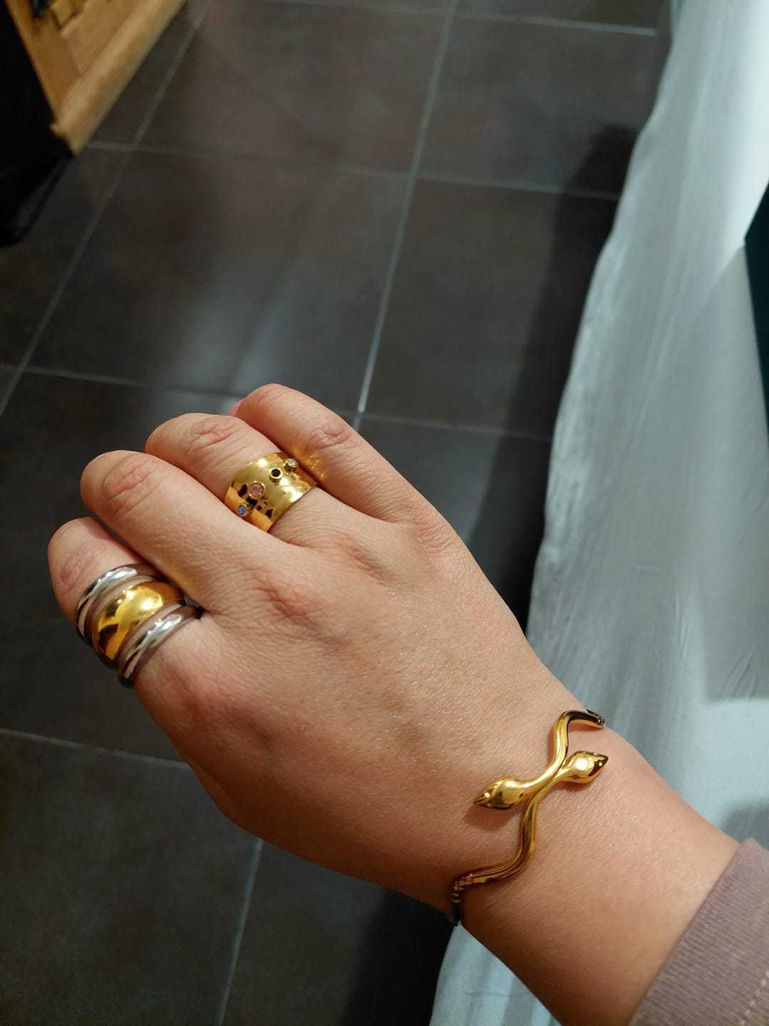 Customer photo review of Anillo Ajustable Confetina