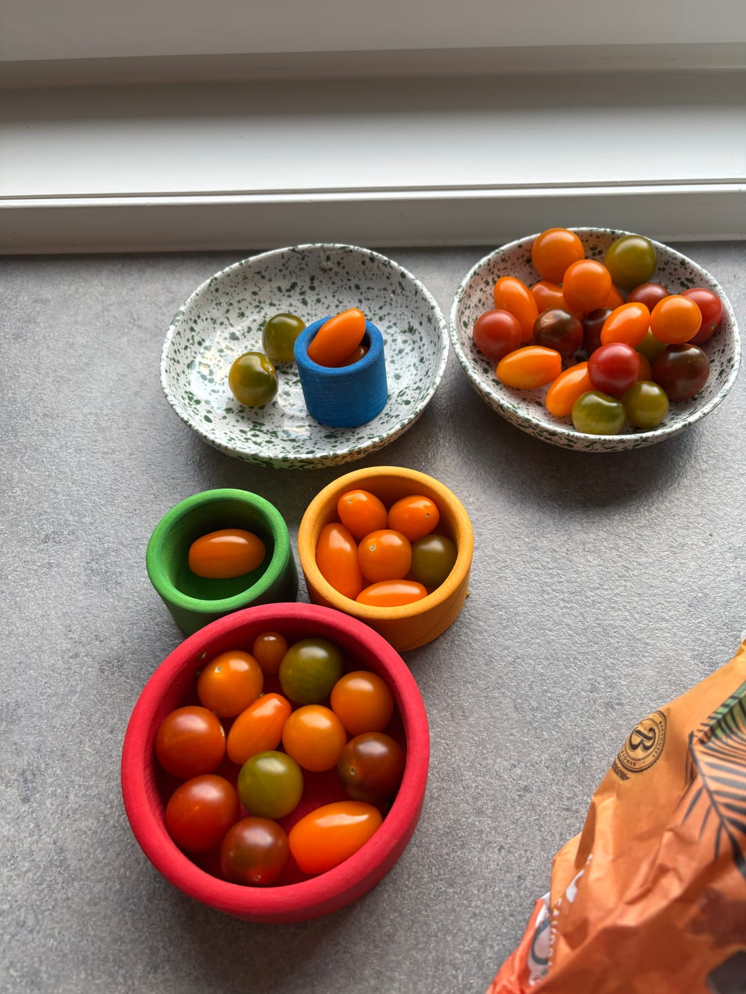 Customer photo review of Stableskåler - regnbue