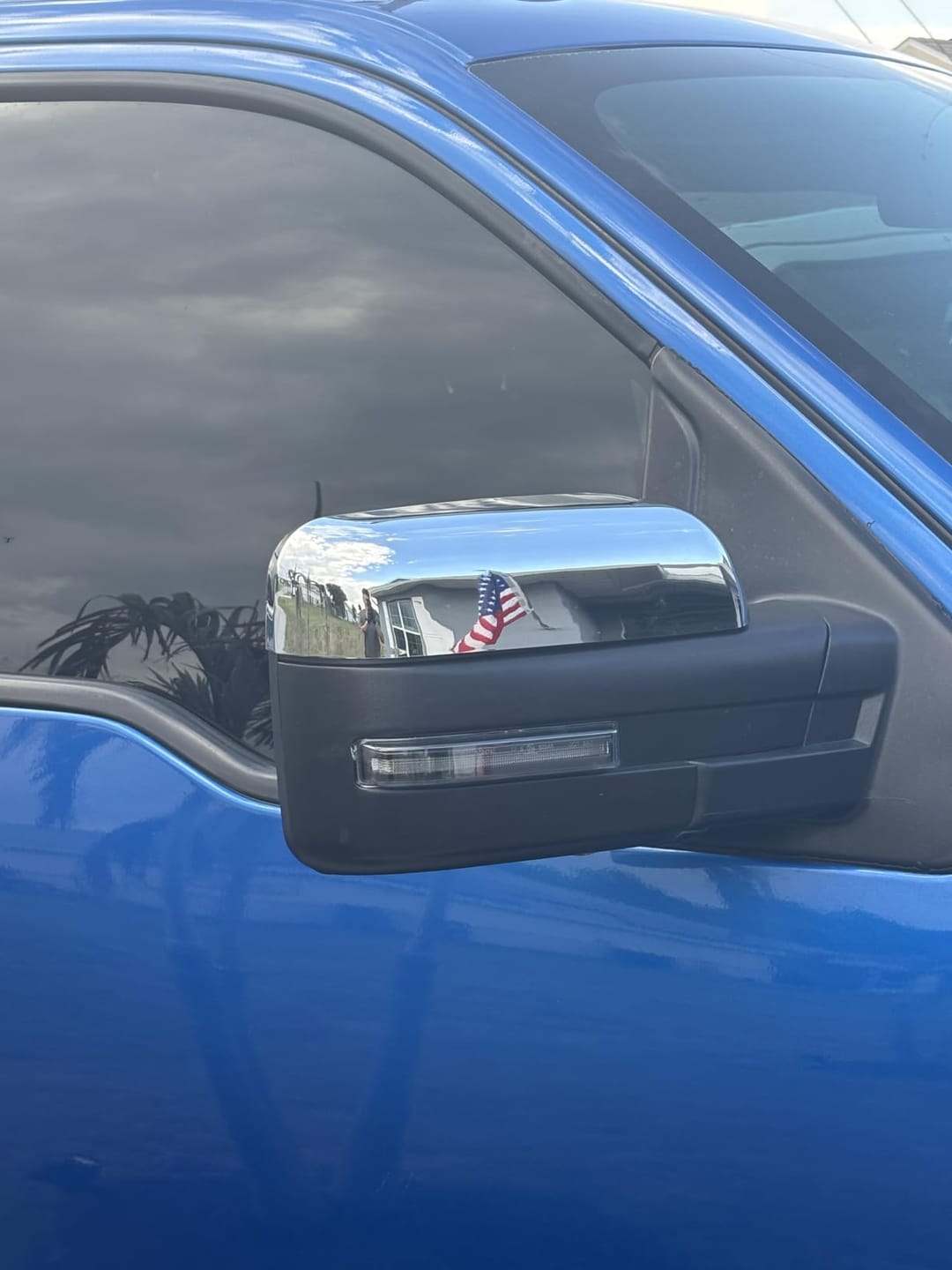 Customer photo review of Ford F150 Chrome Mirror Covers Replacement for 2009-2014 Models