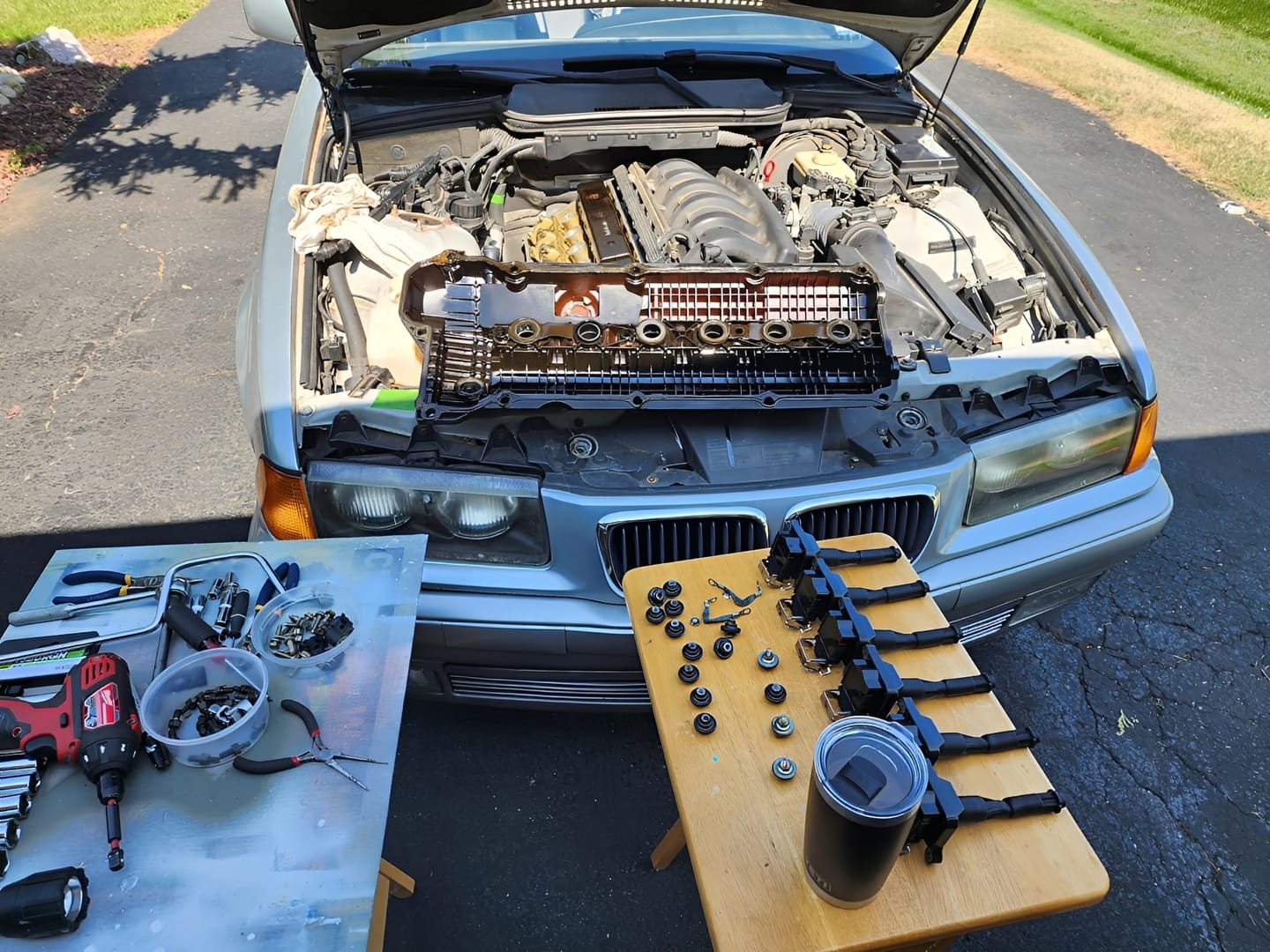 Customer photo review of BMW M52 Valve Cover Gasket Set | OE 11121726537