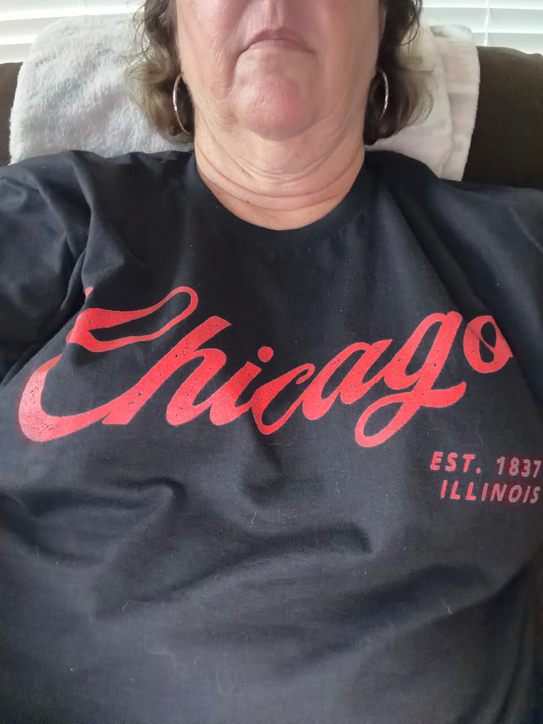 Customer photo review of Oldschool Chicago T-Shirt