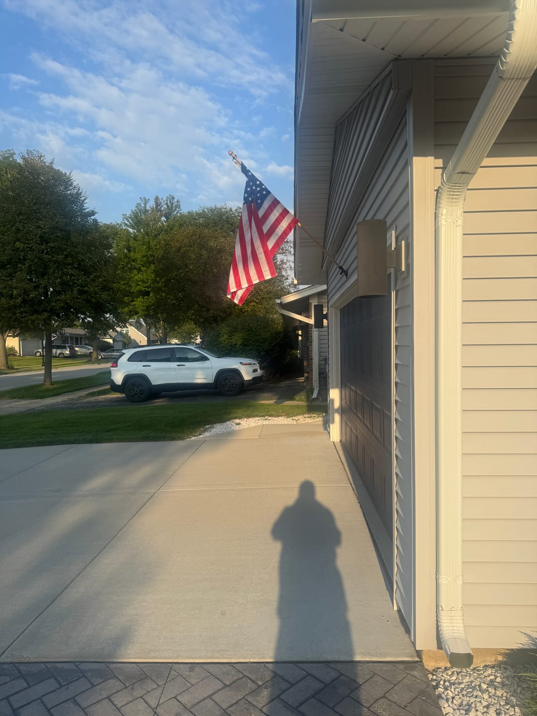 Customer photo review of 3' x 5' American Flag Set