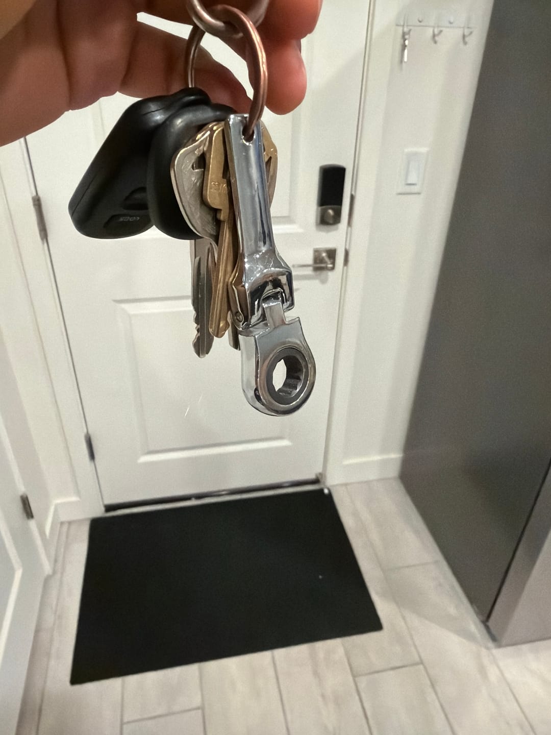 Customer photo review of 80Eighty® 10mm Wrench Keychain