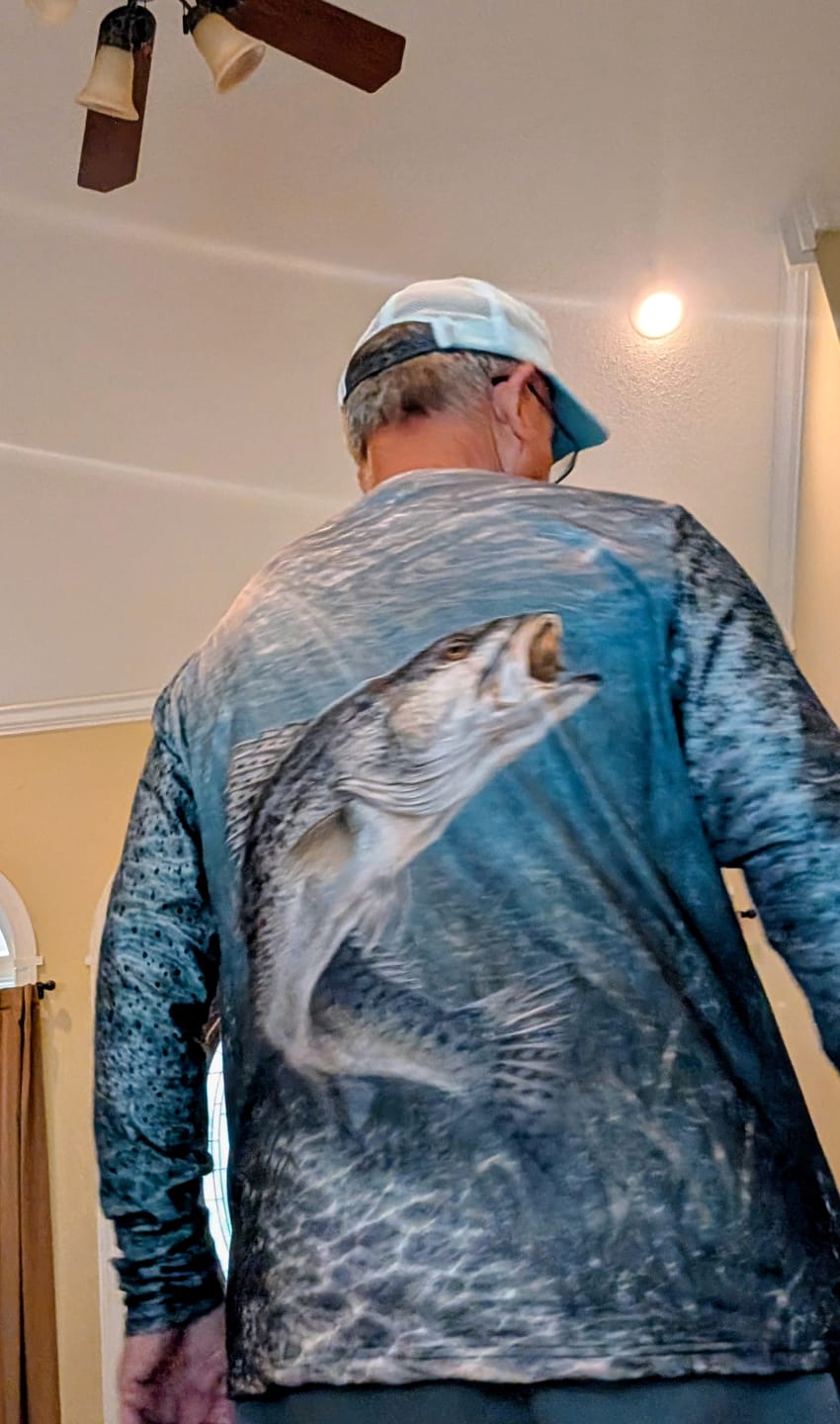 Customer photo review of Performance Fishing Long Sleeve - Silverline Speckled Trout - AOF119