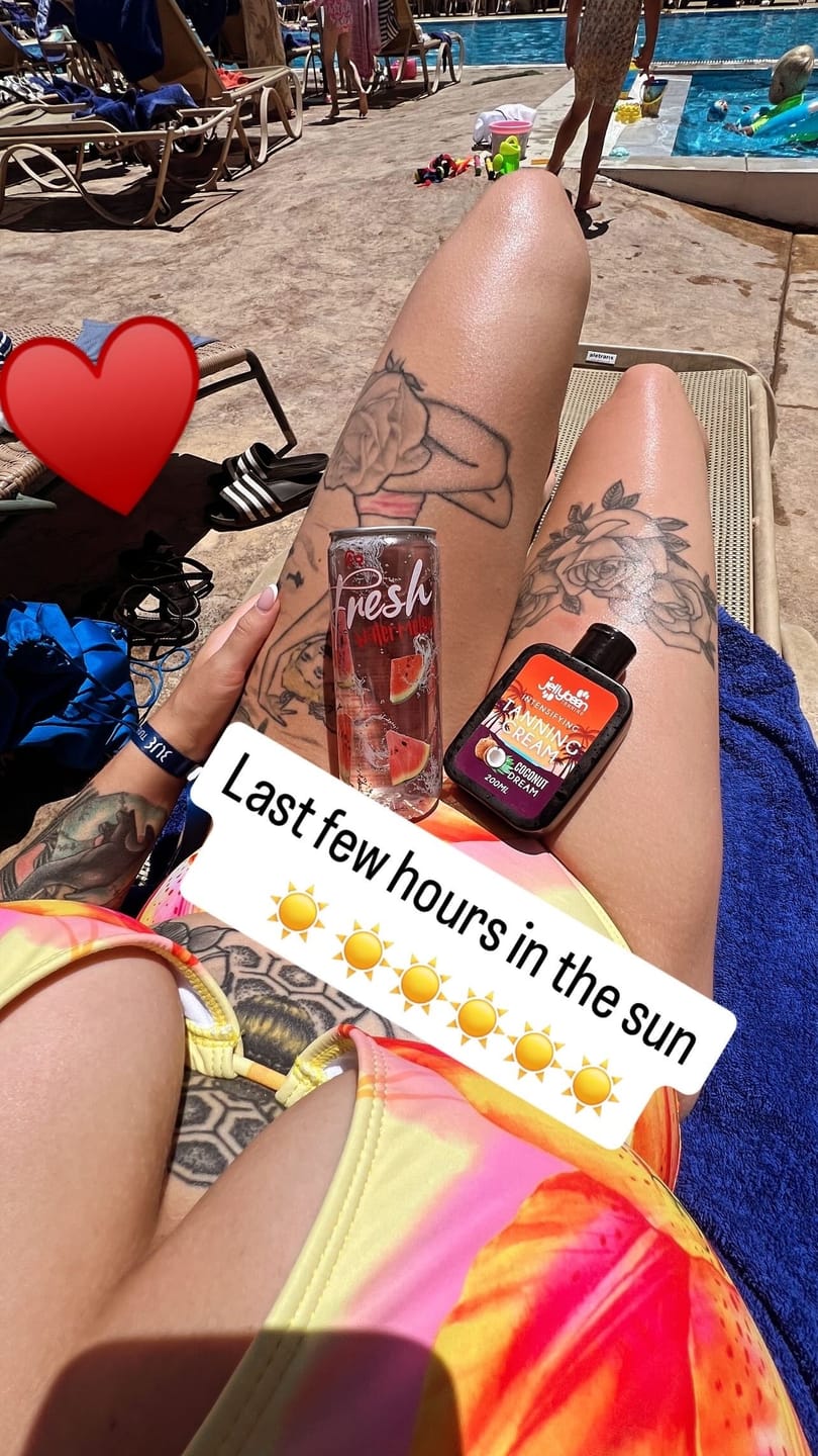 Customer photo review of Intensifying Tanning Cream - Watermelon