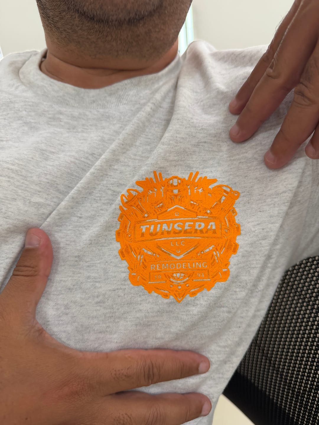 Customer photo review of Gildan Ultra Cotton® 2000 T-Shirt Package (100 Piece Minimum)