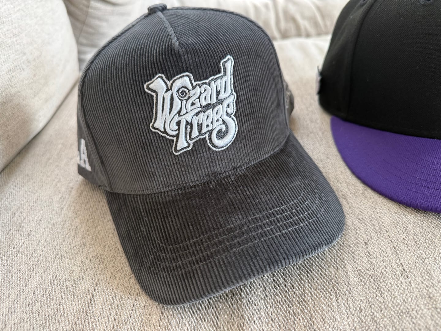 Customer photo review of LA Corduroy Hat (grey)