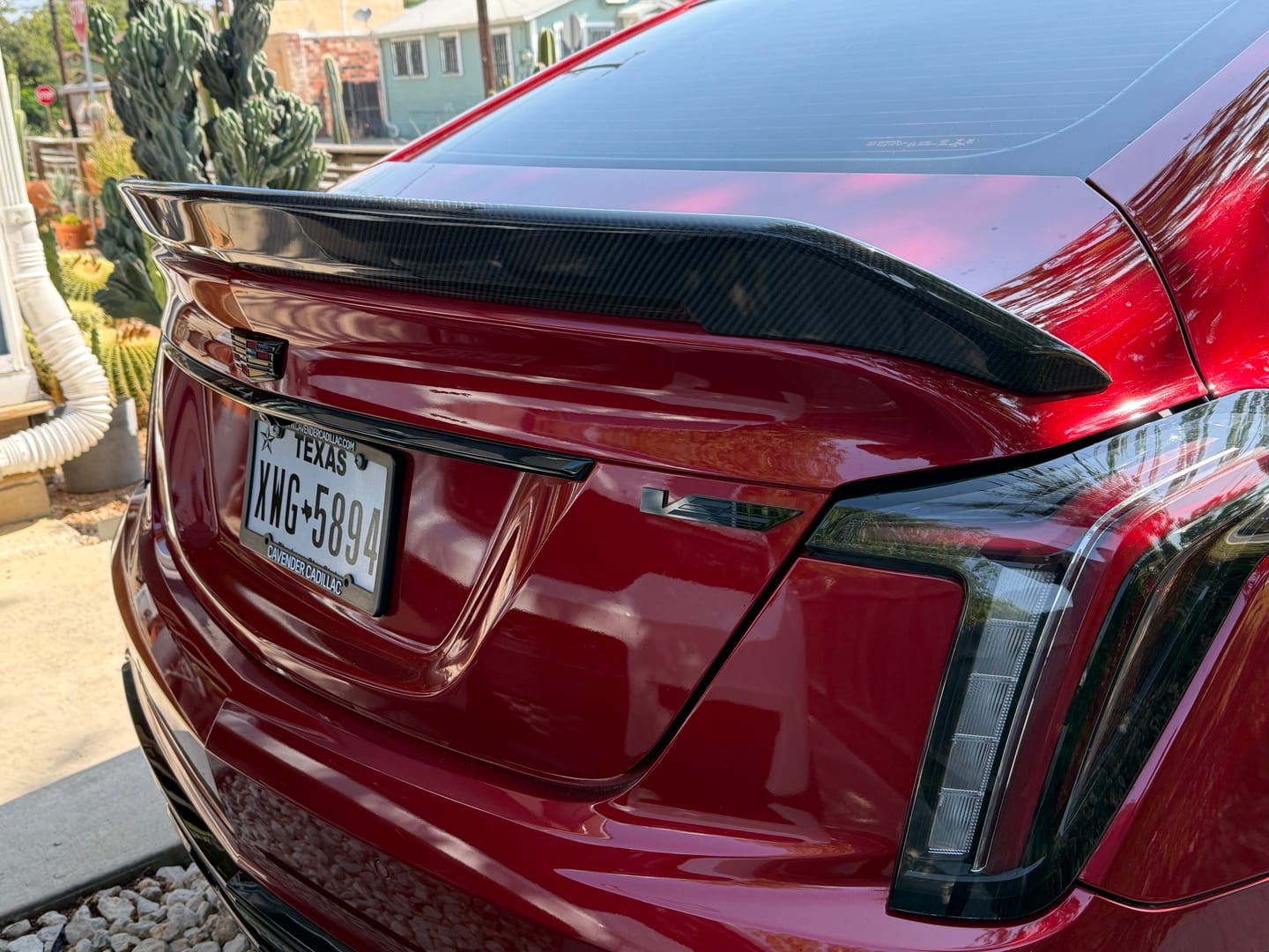 Customer photo review of 2020-Up Cadillac CT5-V / CT5 Blackwing Style Rear Spoiler