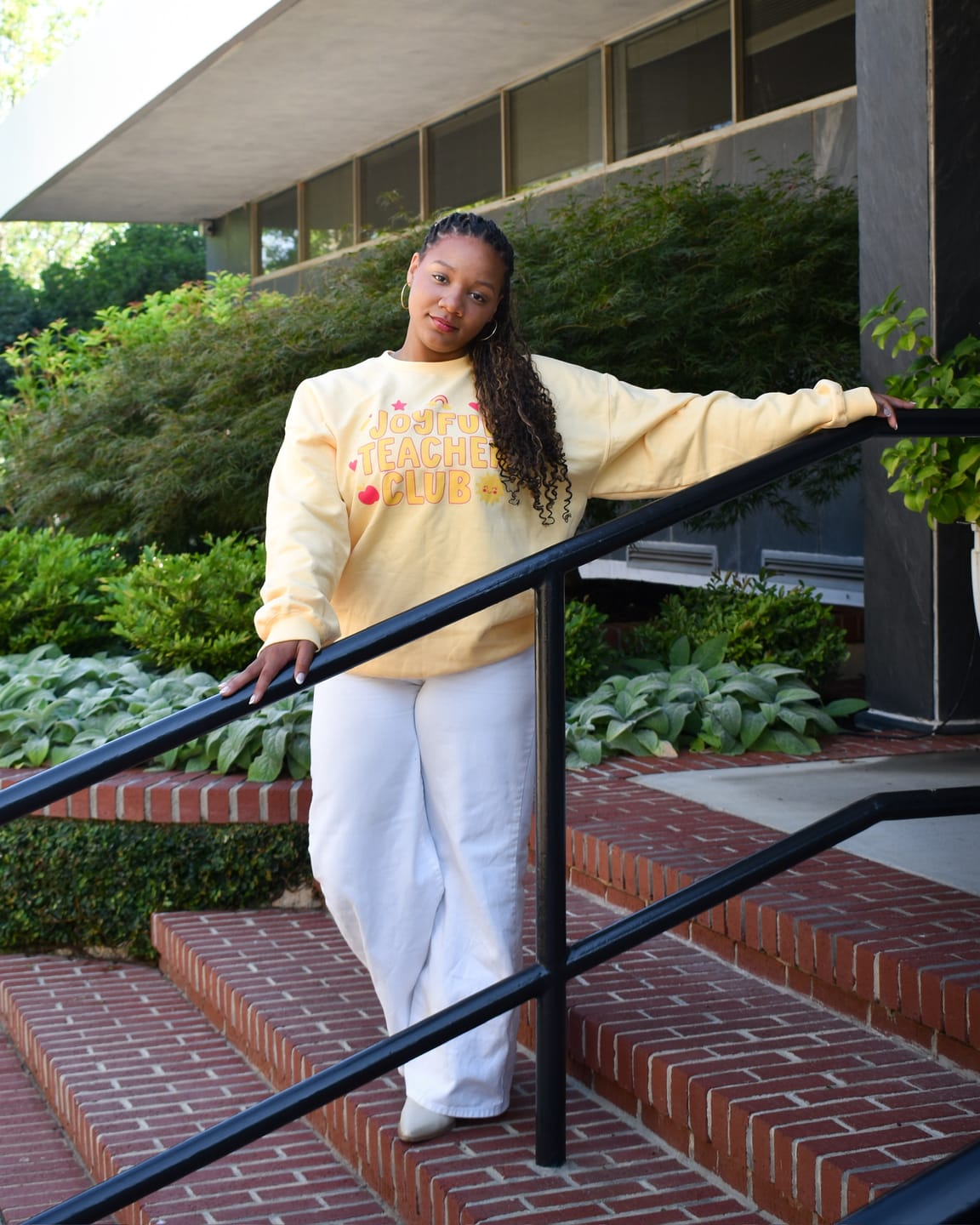 Customer photo review of Joyful Teacher Club Pullover
