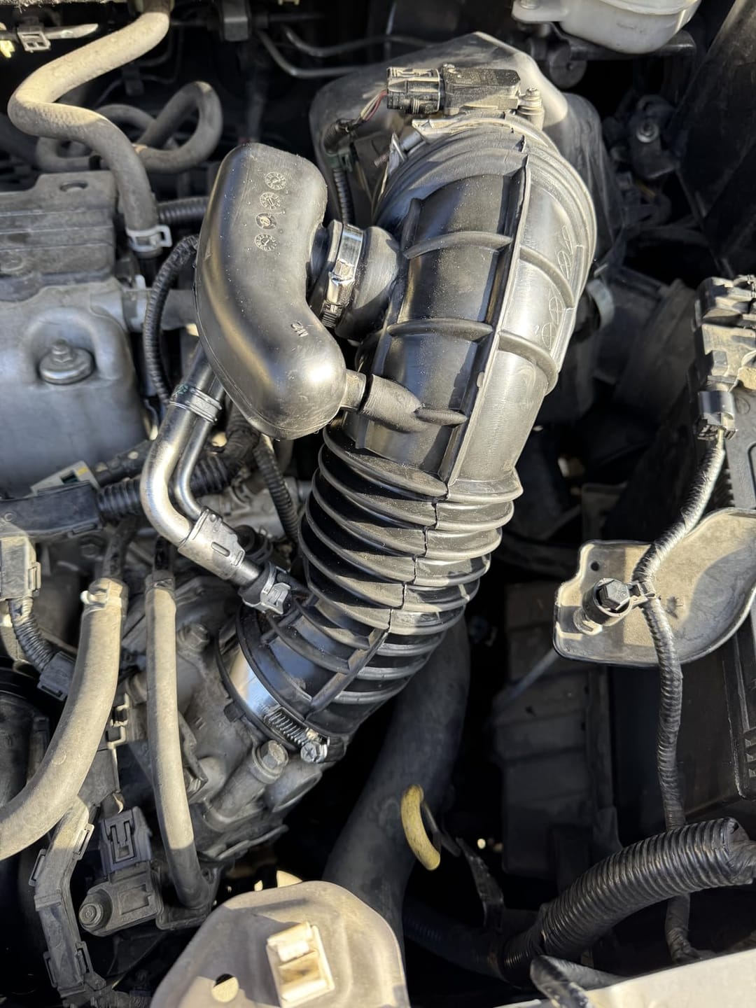 Customer photo review of Engine Air Intake Hose 17228-R5A-A00 Fit for 2012-2014 Honda CR-V 2.4L