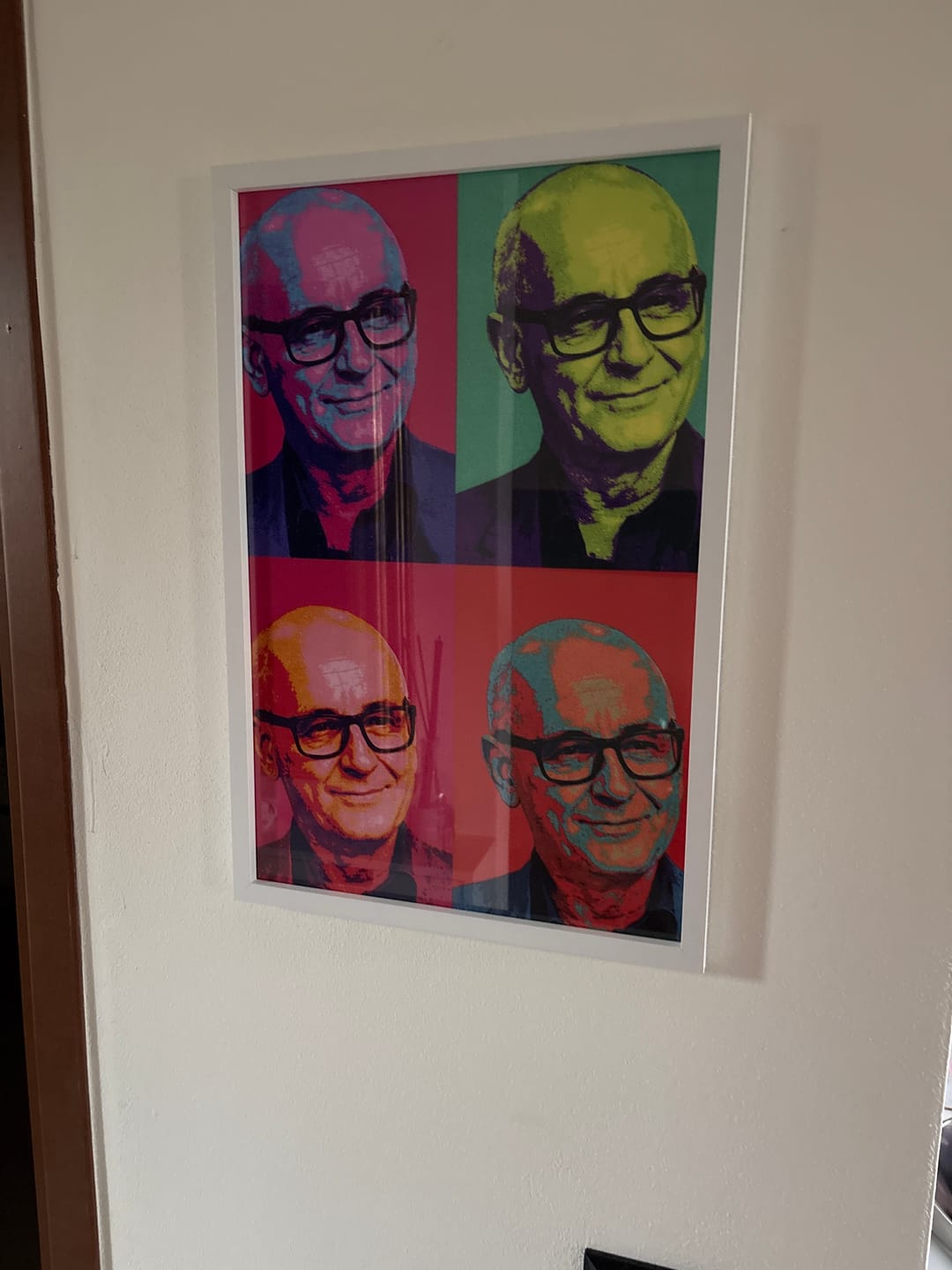 Customer photo review of Quadrati colorati - Poster personalizzato