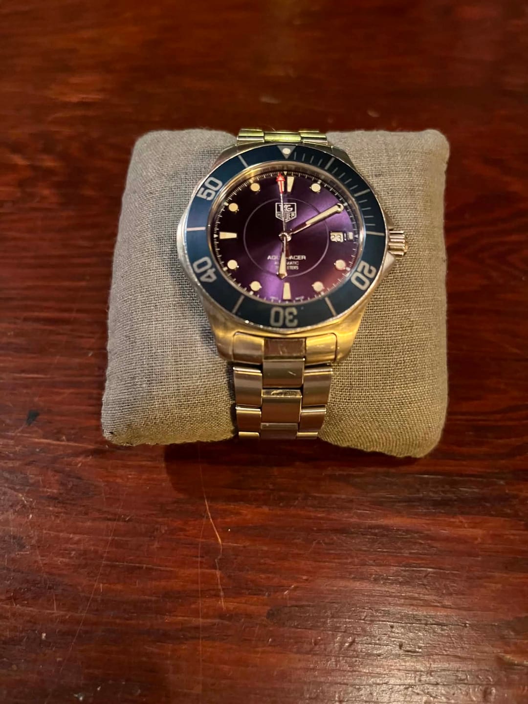 Customer photo review of Aluminum Watch Bezel for TAG Heuer Aquaracer 41mm Watch Insert