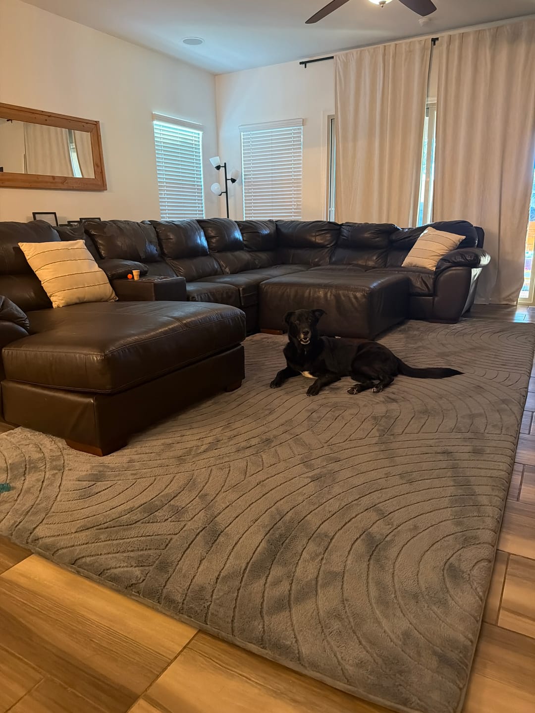 Customer photo review of Designer Relax Mat - 1.4" Thick Foam Base