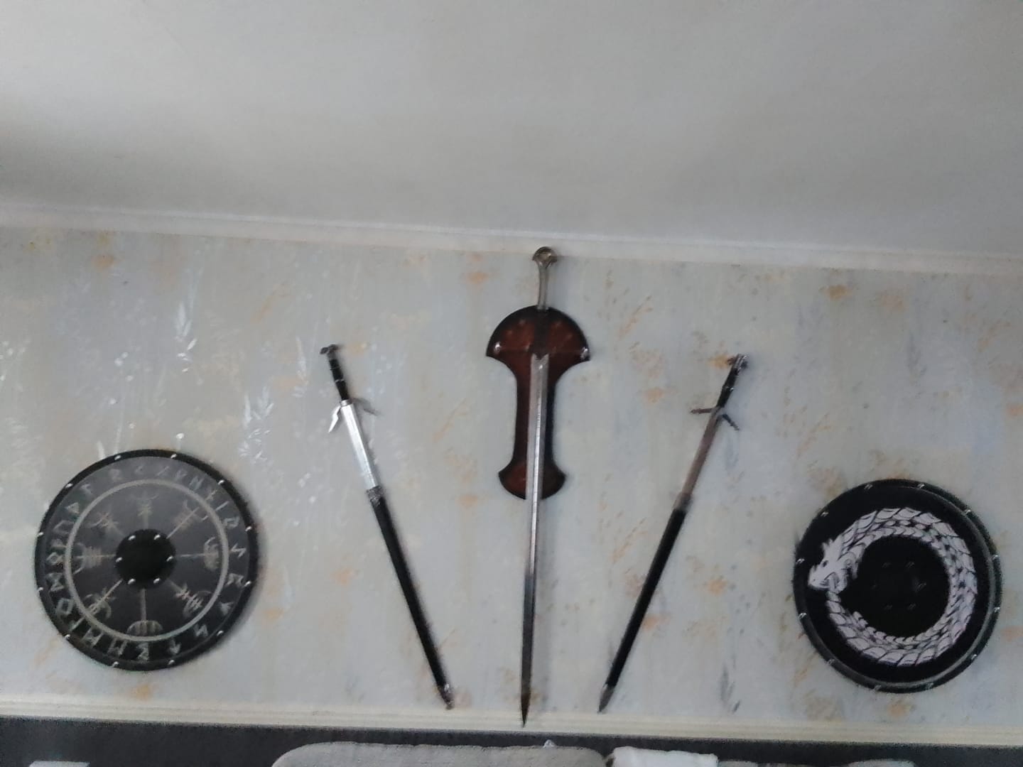 Customer photo review of Ouroboros Viking Wood Shield