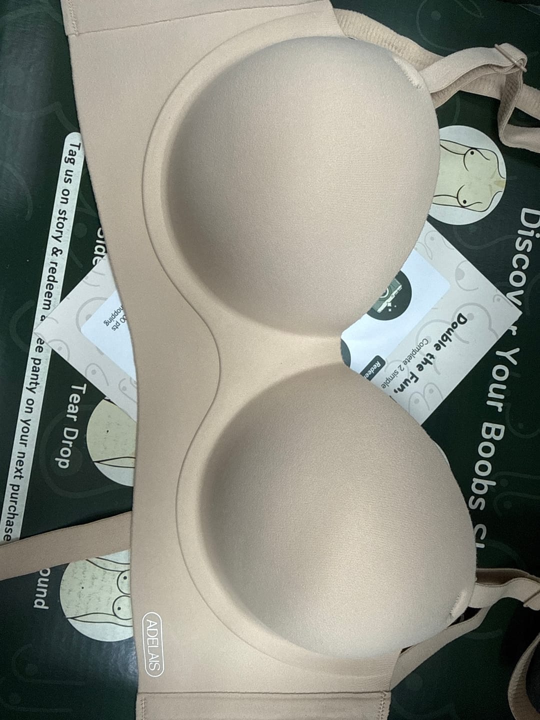 Customer photo review of Ultra Softie Boost Multi-Way Push Up Bra In Warm Skin