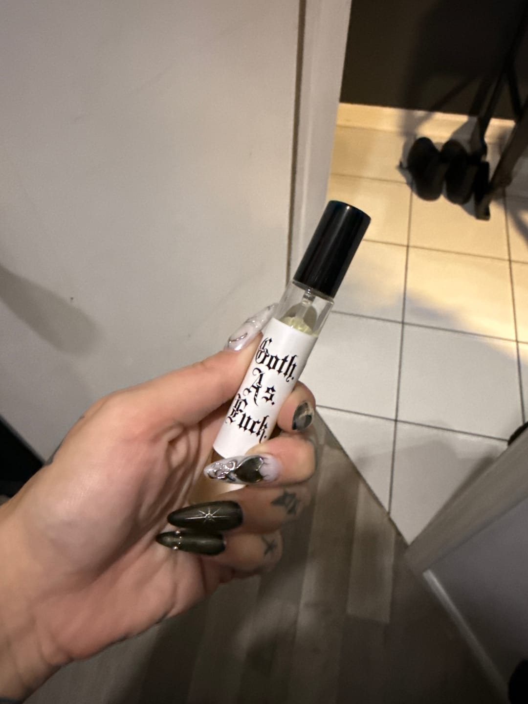 Customer photo review of Goth as Fuck