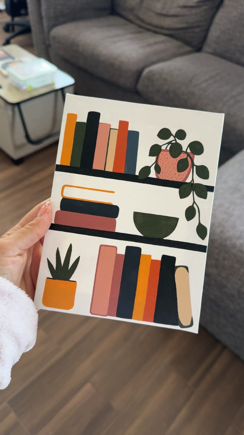 Customer photo review of 6 Mini Paintings - Books Set