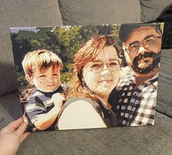 Customer photo review of El Lienzo de los Recuerdos
