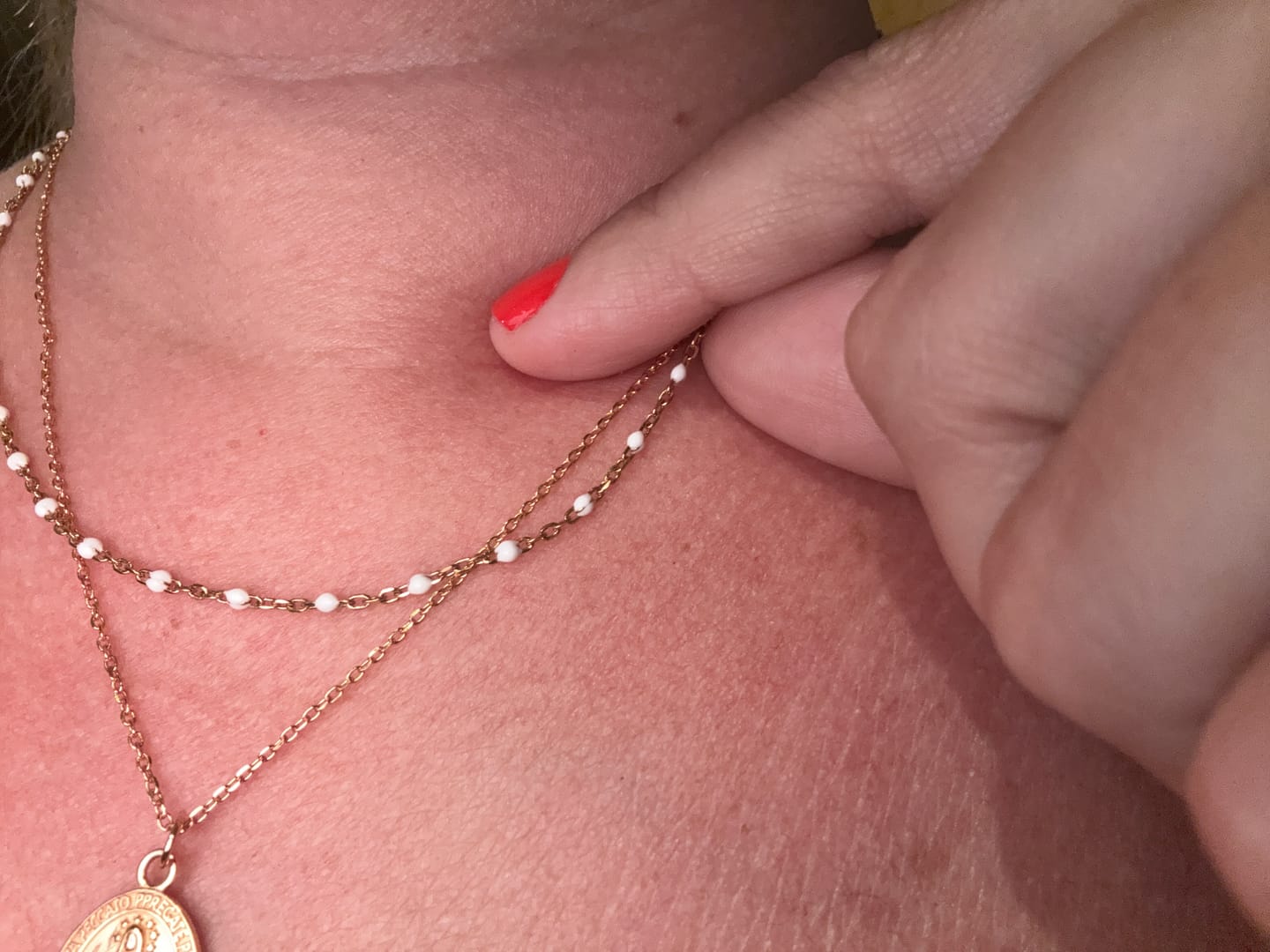 Customer photo review of Collar Coco Lace