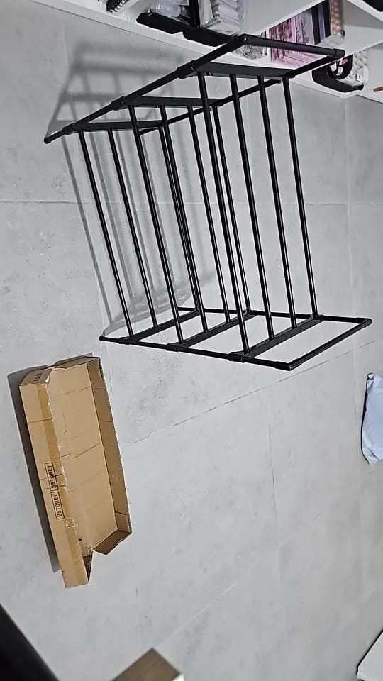 Customer photo review of Two-to-Four-Tier Shoe Rack with Elevated Storage Shelves