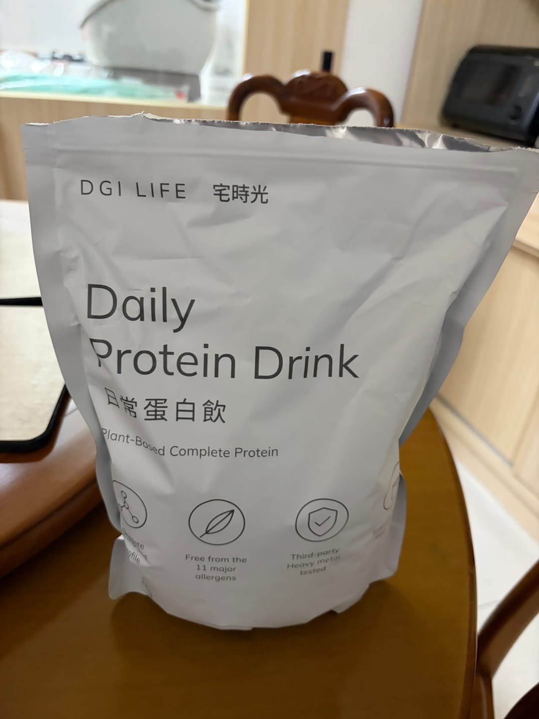 Customer photo review of 日常蛋白飲｜植物性完整蛋白粉，無乳糖、無大豆
