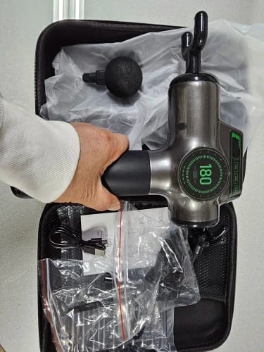 Customer photo review of Booster M2 Deep Tissue Massage Gun