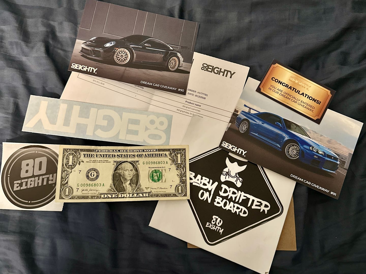 Customer photo review of 80Eighty® Baby On Board Sticker