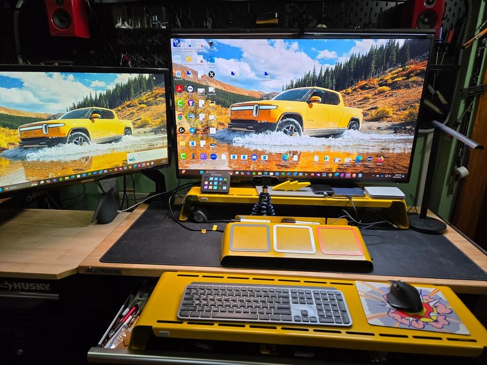 Customer photo review of Slope™ Desk Whiteboard