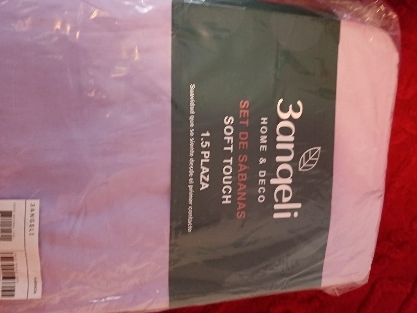 Customer photo review of Sábanas Lujo 1800 Hilos - 1,5 Plazas Color Lavanda Suave Premium