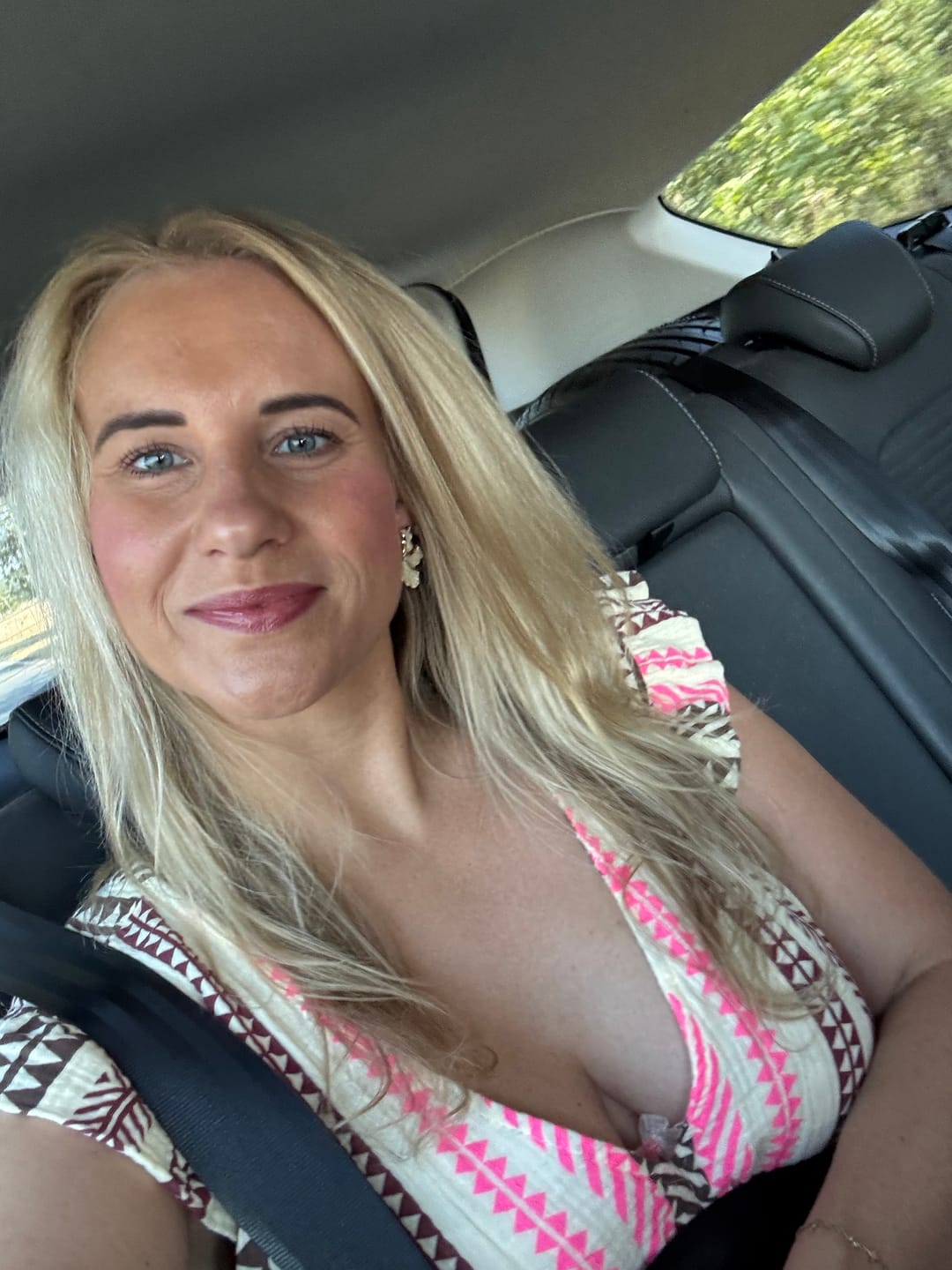 Customer photo review of Signature Boho Musselin Kleid sand EDGY ETHNO POWER creme/pink