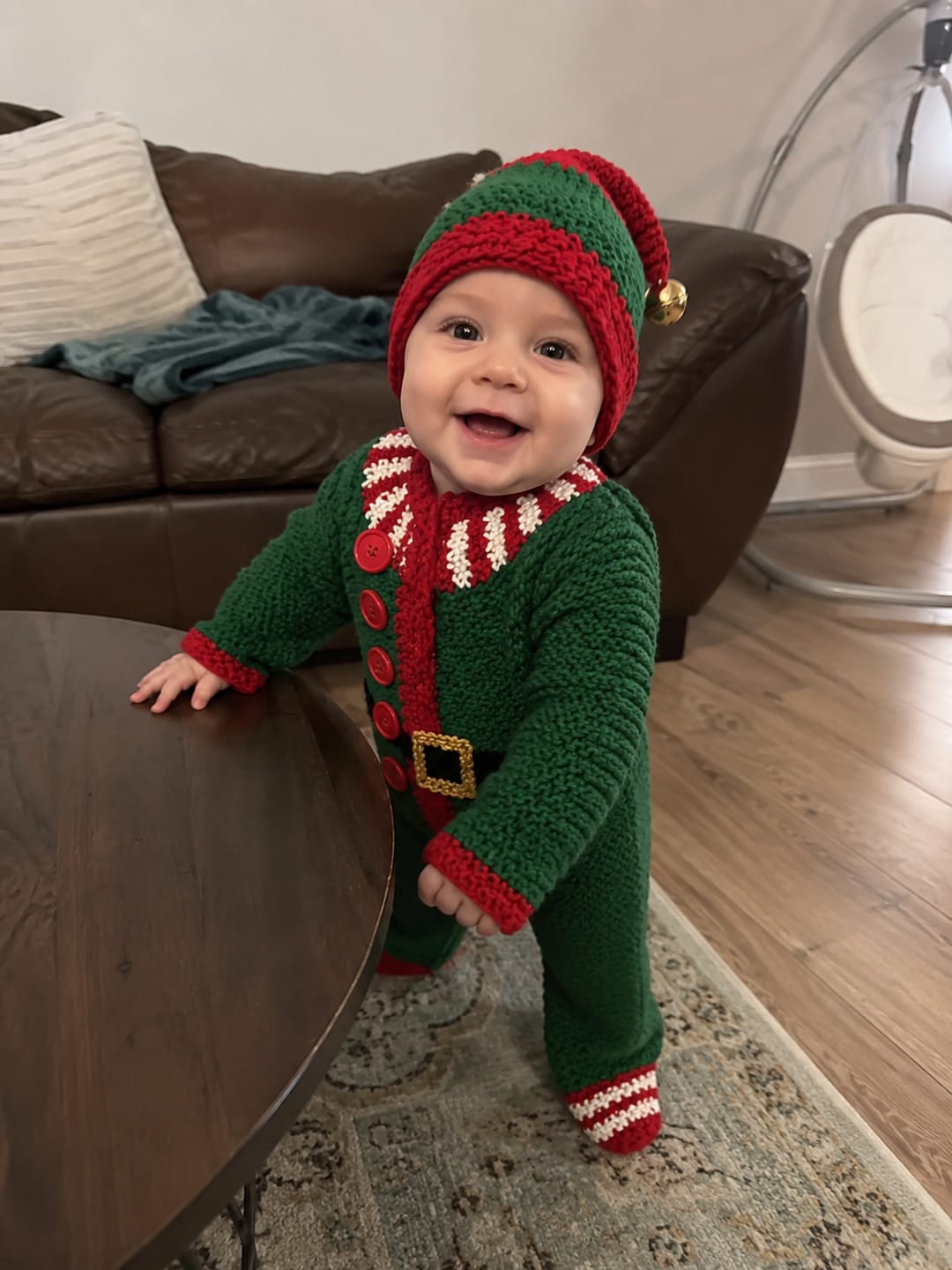 Customer photo review of Christmas Star Baby Pajamas