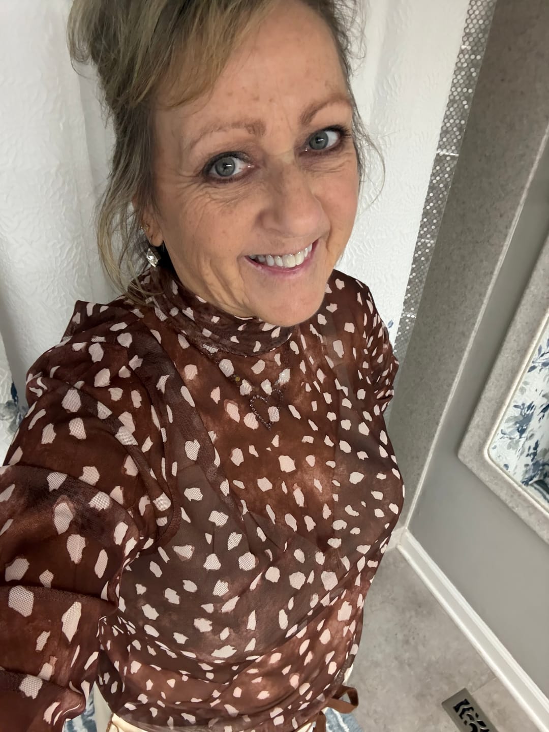 Customer photo review of Fawn & Found Top - Reg & Curvy