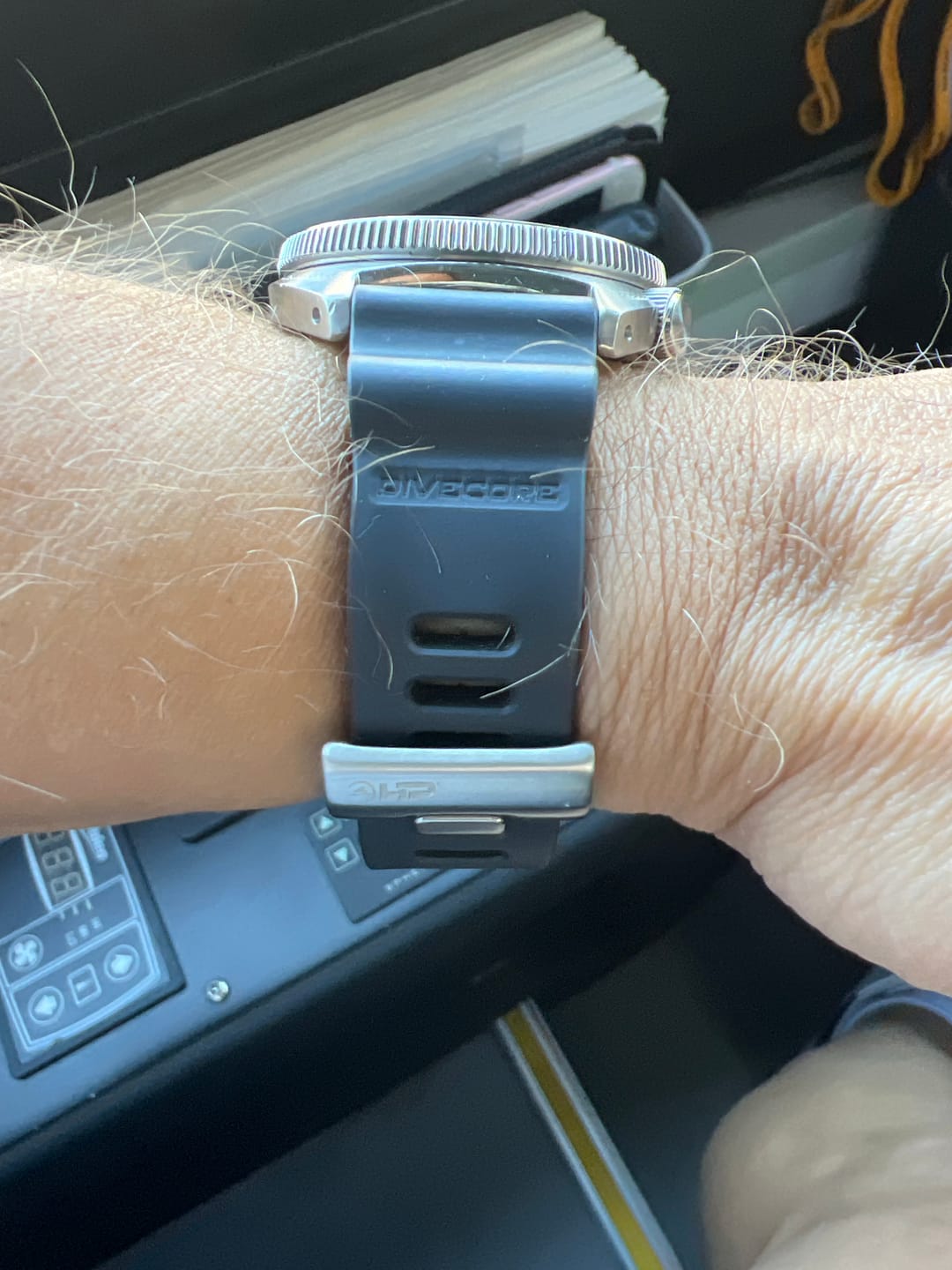 Customer photo review of Divecore - American FKM - HP Professional Diving Watch Strap - Black