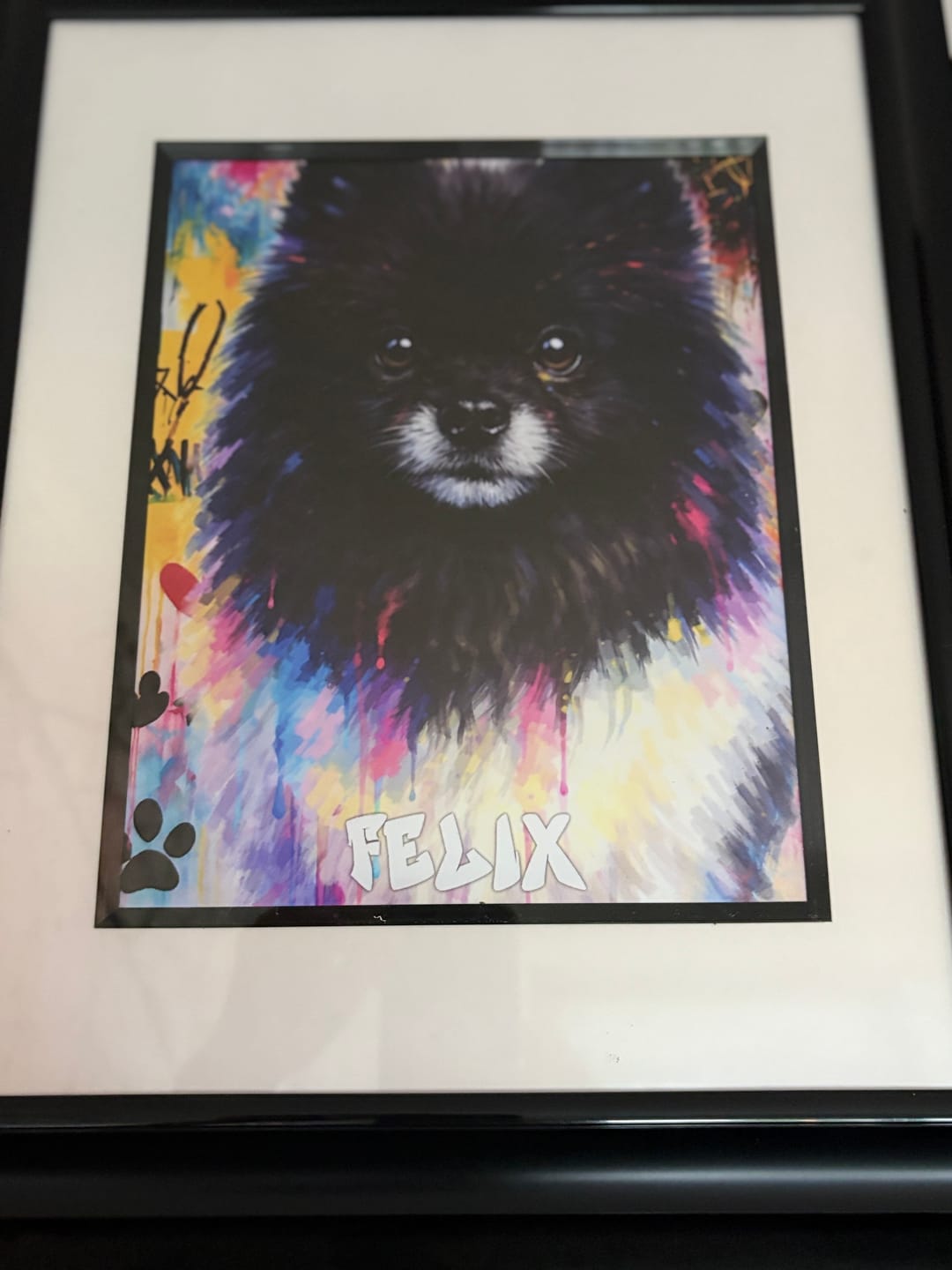 Customer photo review of Personalised Poster - Graffiti