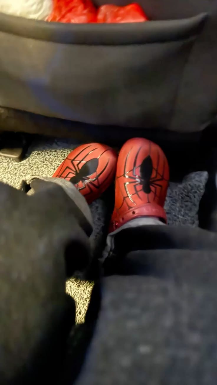 Customer photo review of Spider-Man Clog