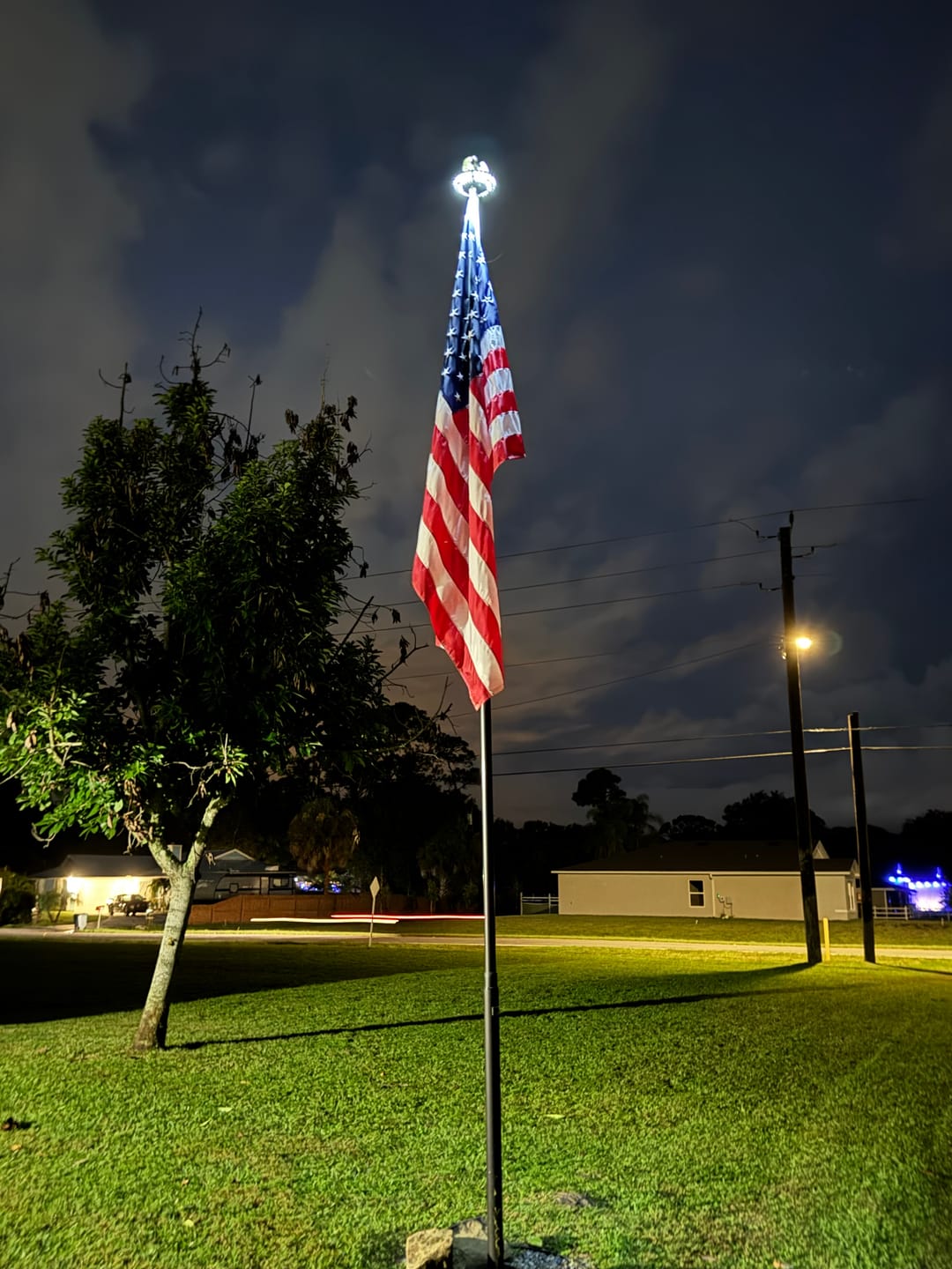 Customer photo review of 5' x 8' American Flag