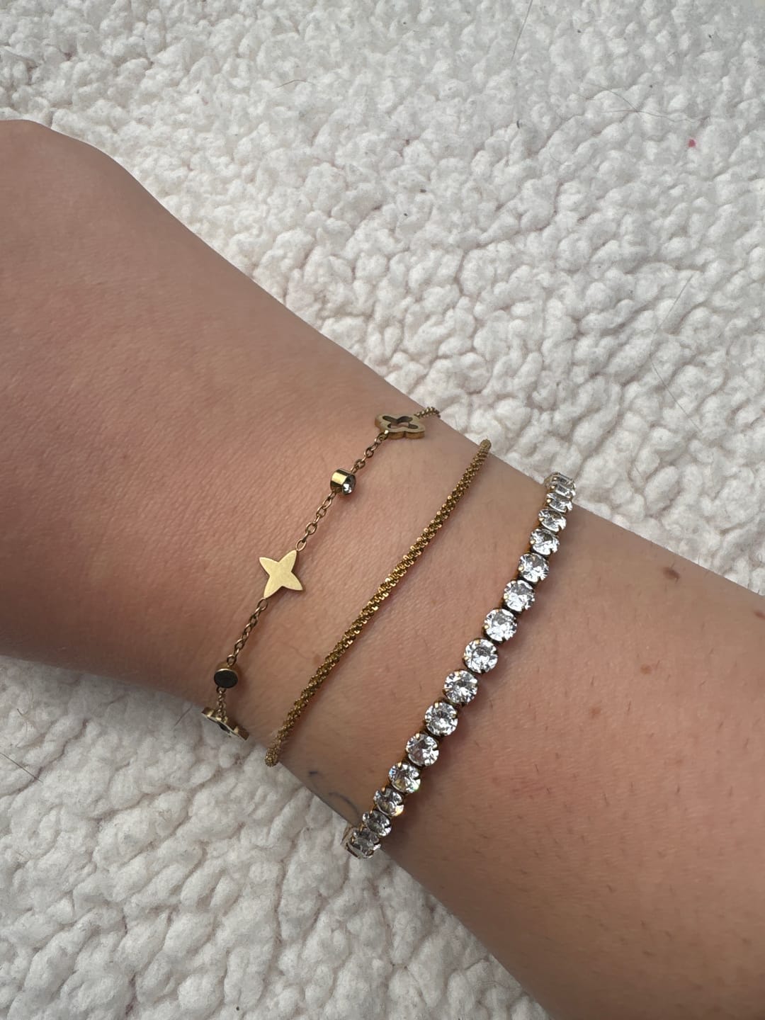 Customer photo review of Daybreak Bracelet — Or