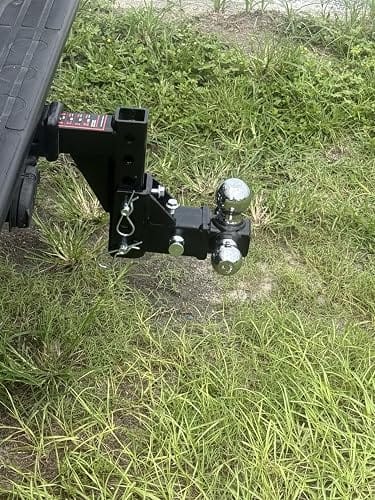 Customer photo review of TYT Adjustable Trailer Hitch 3-in-1 Tri-Ball Mount