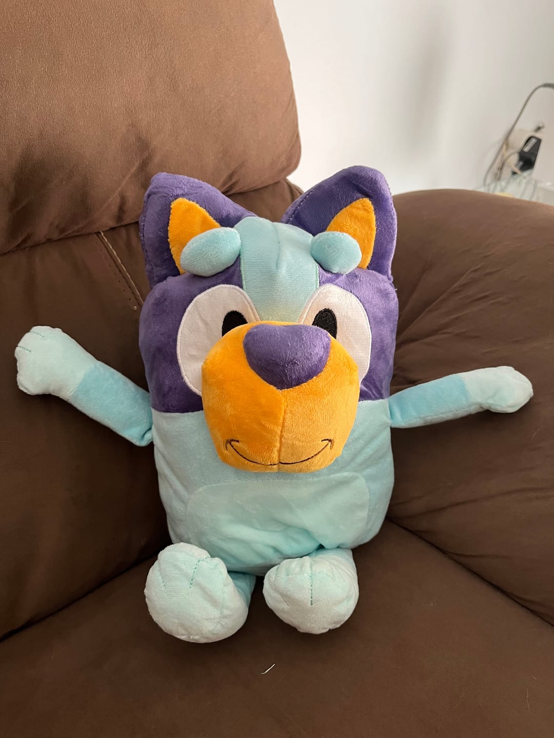 Customer photo review of Breathing Bluy Plush for Better Sleep