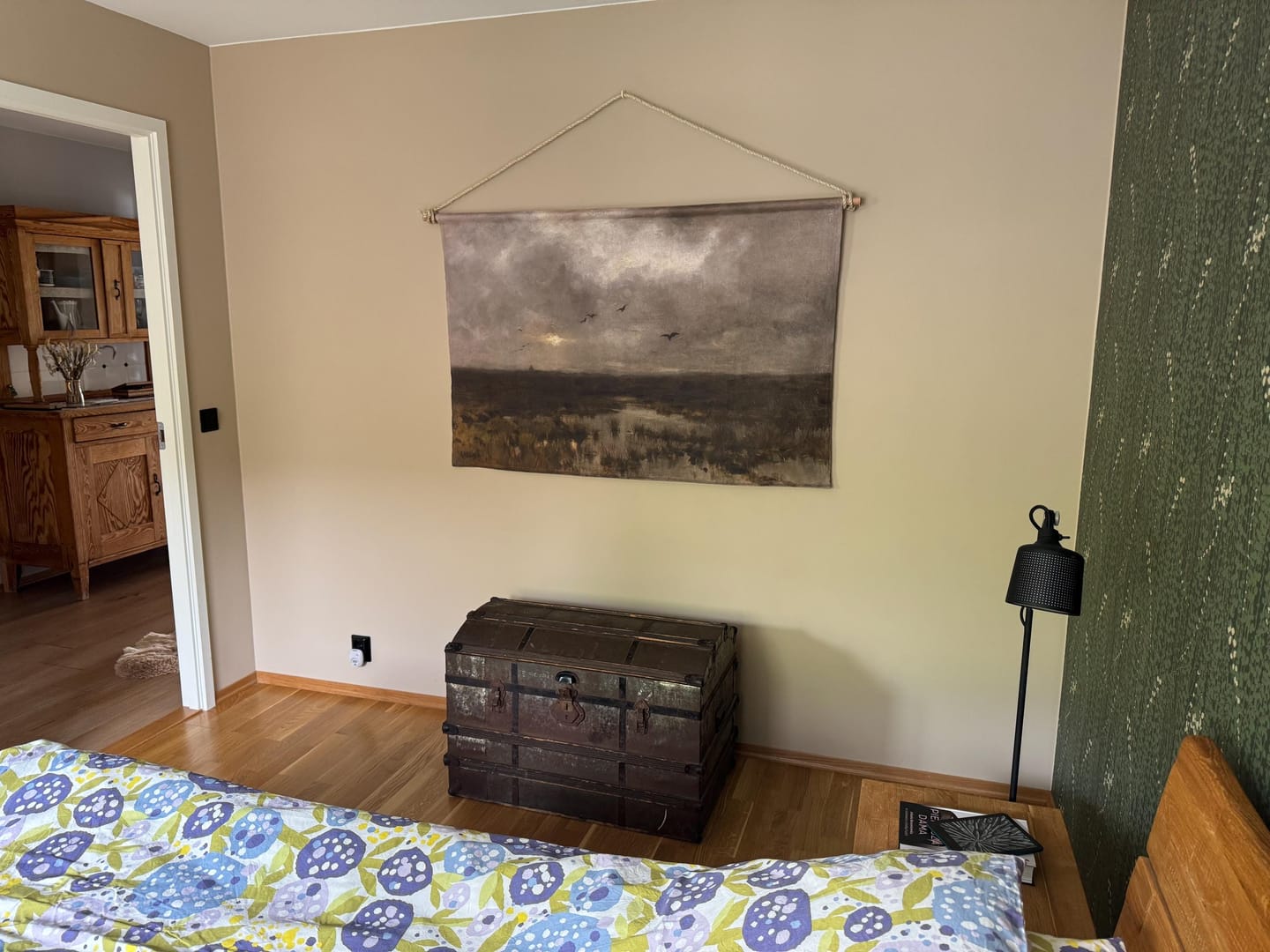 Customer photo review of Marshes linen wall hanging