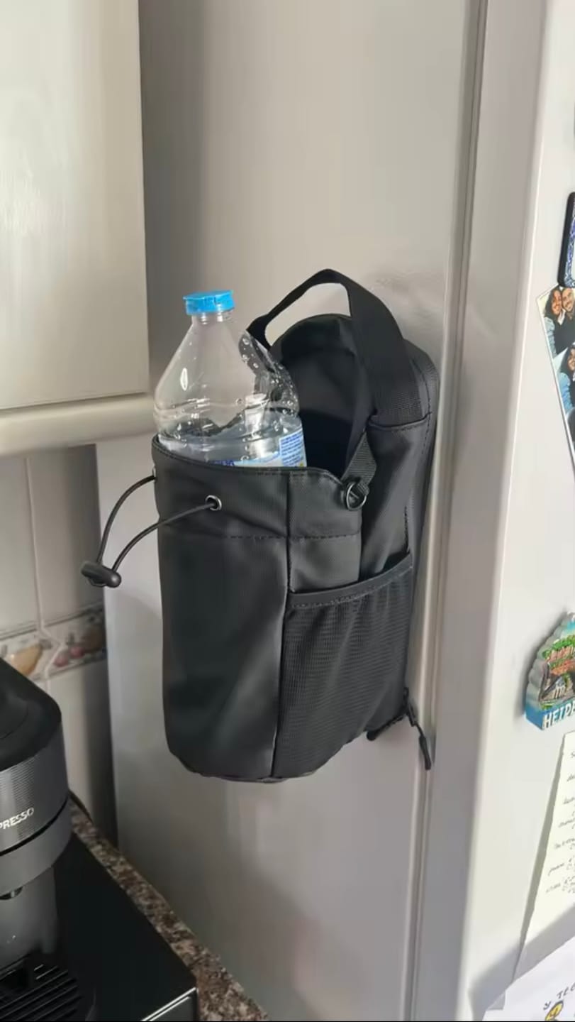 Customer photo review of MagStash - Alles im MagStash am Gerät, statt quer auf dem Boden im Gym