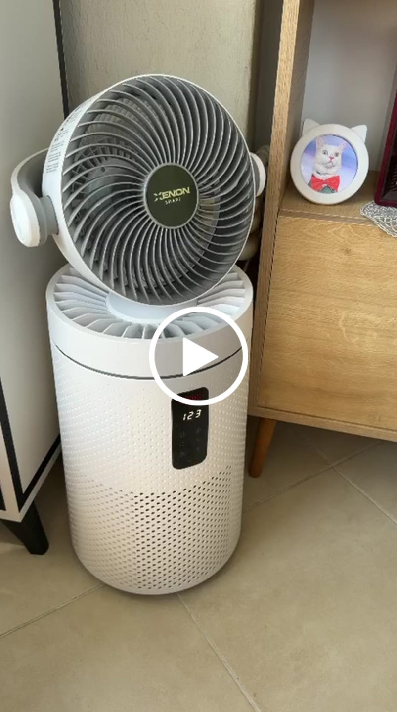 Customer video review of Hava Temizleyici | Akıllı Mobil Kontrol, Hepa 13, Fanlı, Wifi, 390 CADR, UVC, Sessiz (X7422)