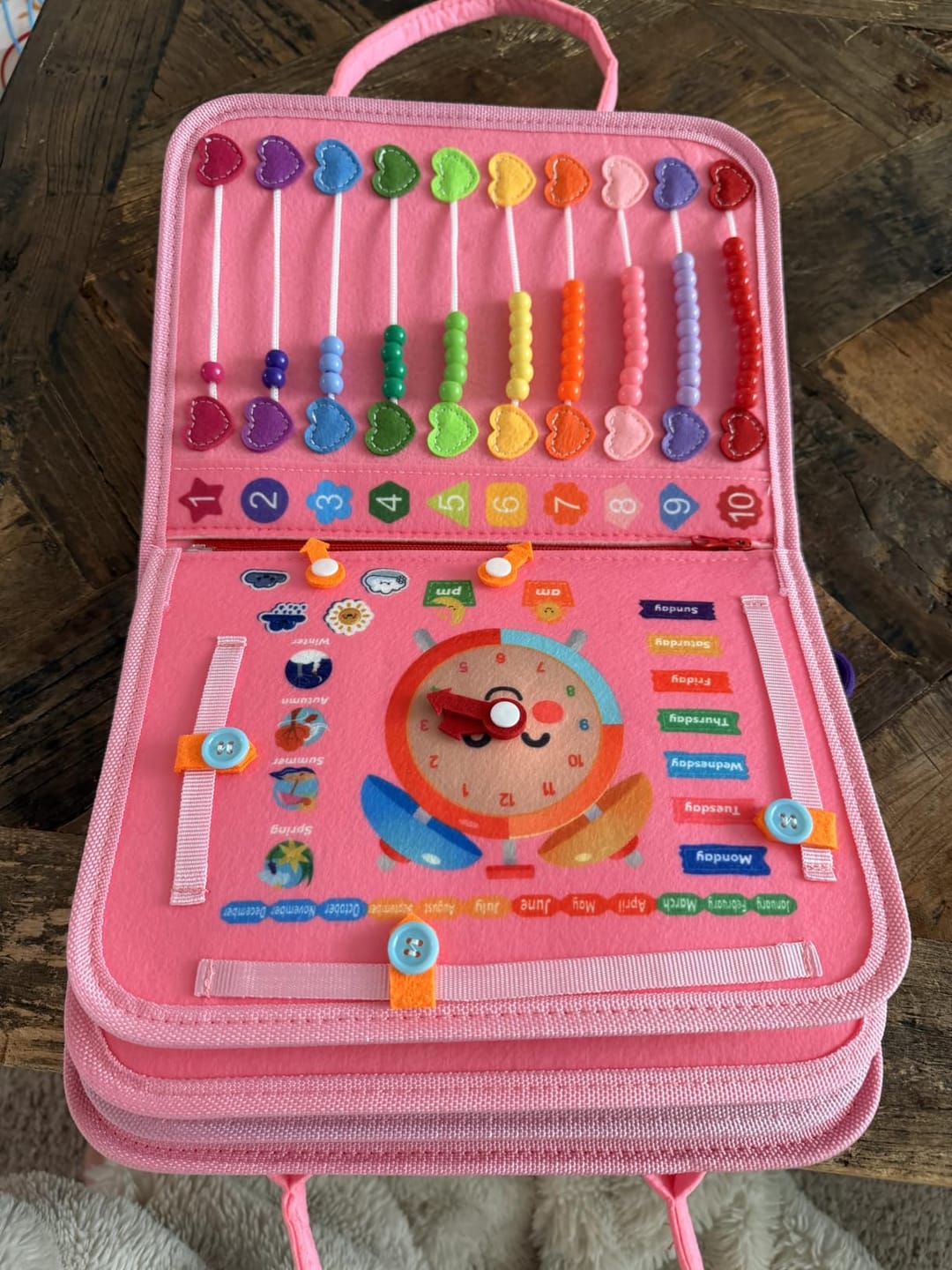 Customer photo review of Montessori Busy Book