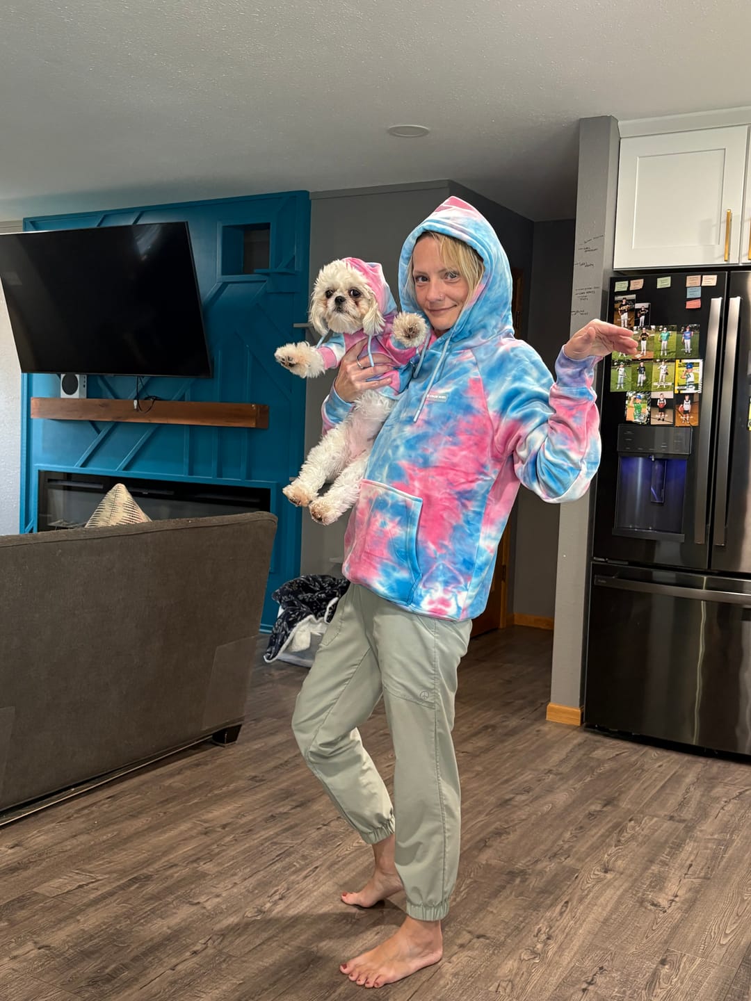 Customer photo review of Velvet Human Hoodies