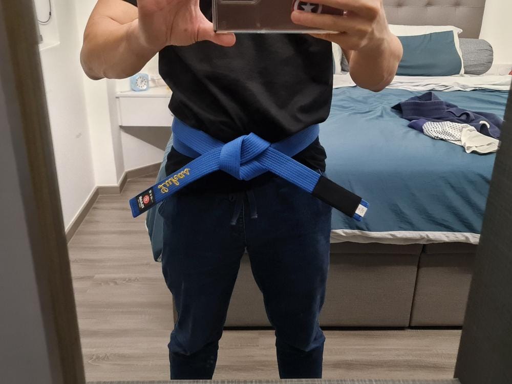 Customer photo review of Isami Blue Belt