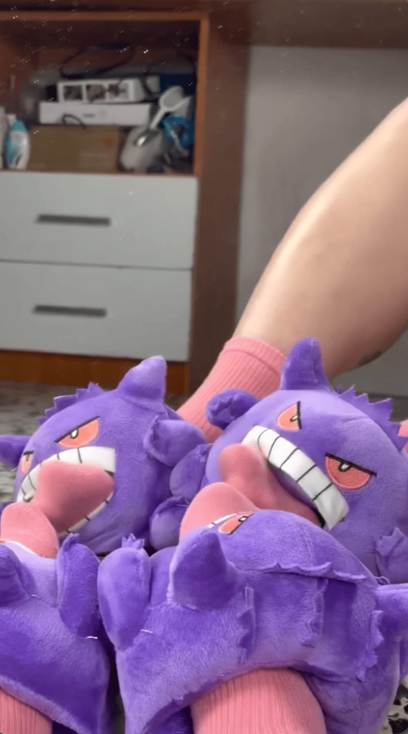 Customer photo review of Pantuflas Gengar