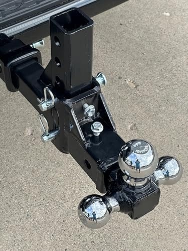 Customer photo review of TYT Adjustable Trailer Hitch 3-in-1 Tri-Ball Mount