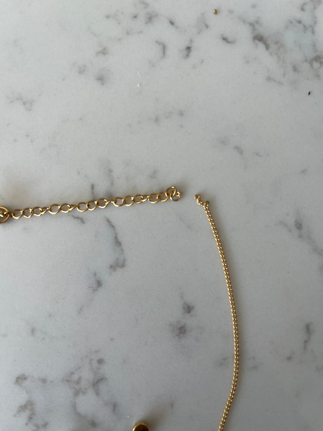 Customer photo review of India Gold Blue Droplet Necklace