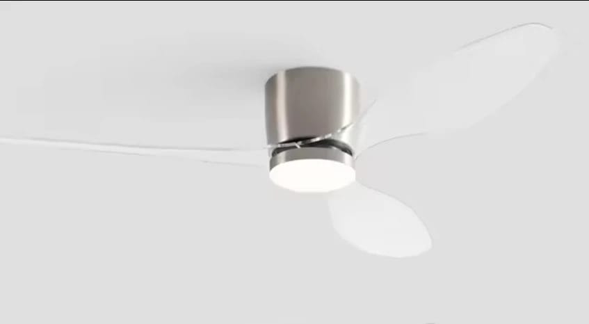 Customer photo review of 42/52-Inch Ceiling Fan with Transparent Blades and Remote