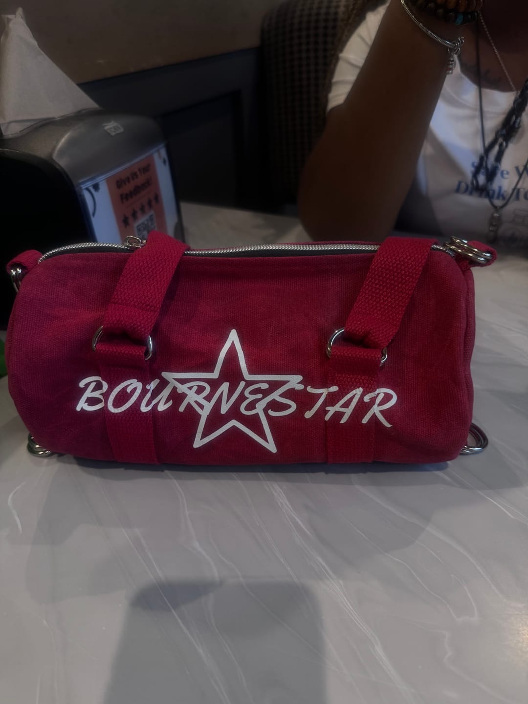 Customer photo review of Mini Bournestar Duffle [Cherry]